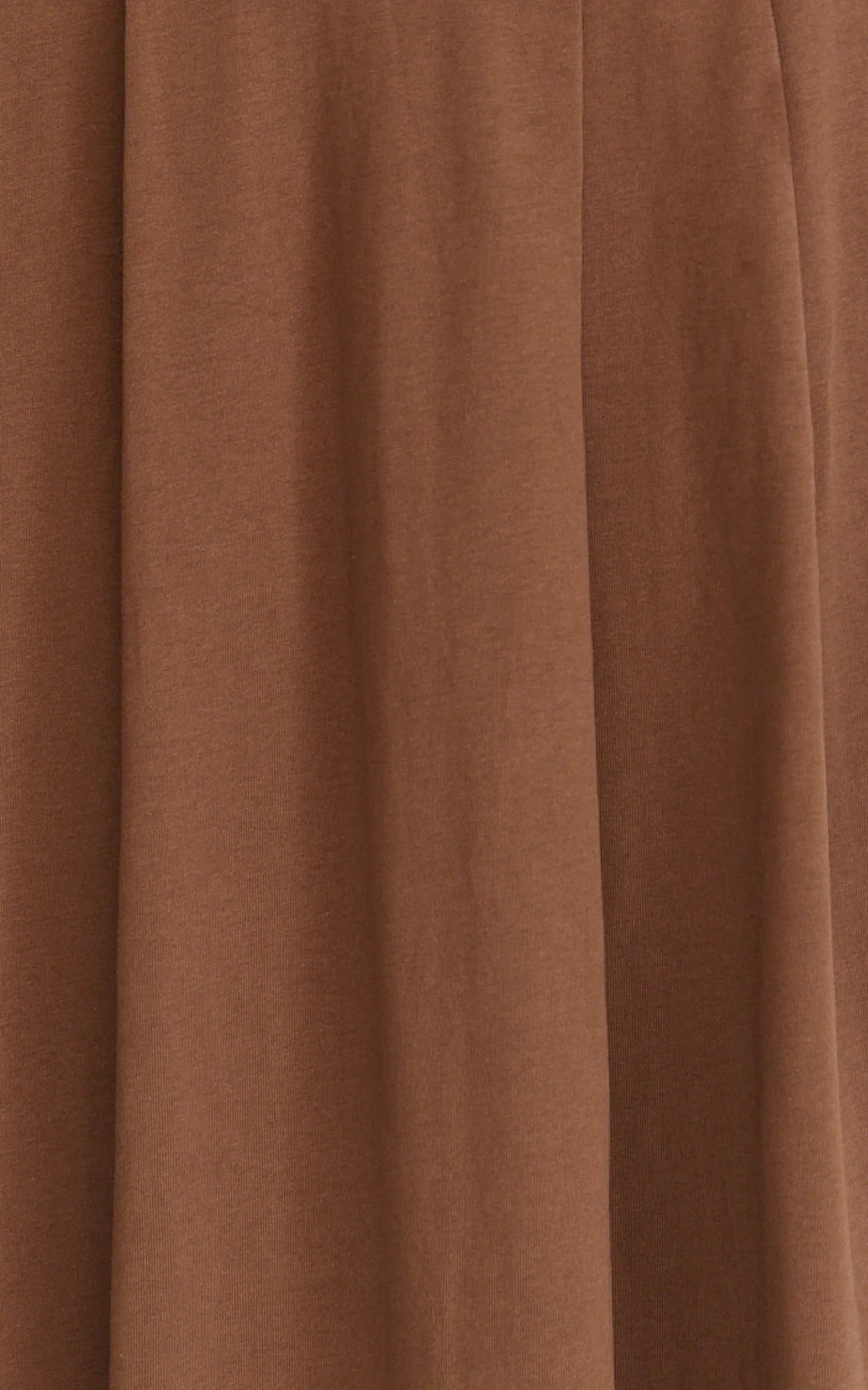 Tami Midi Dress - Off Shoulder Dress in Chocolate