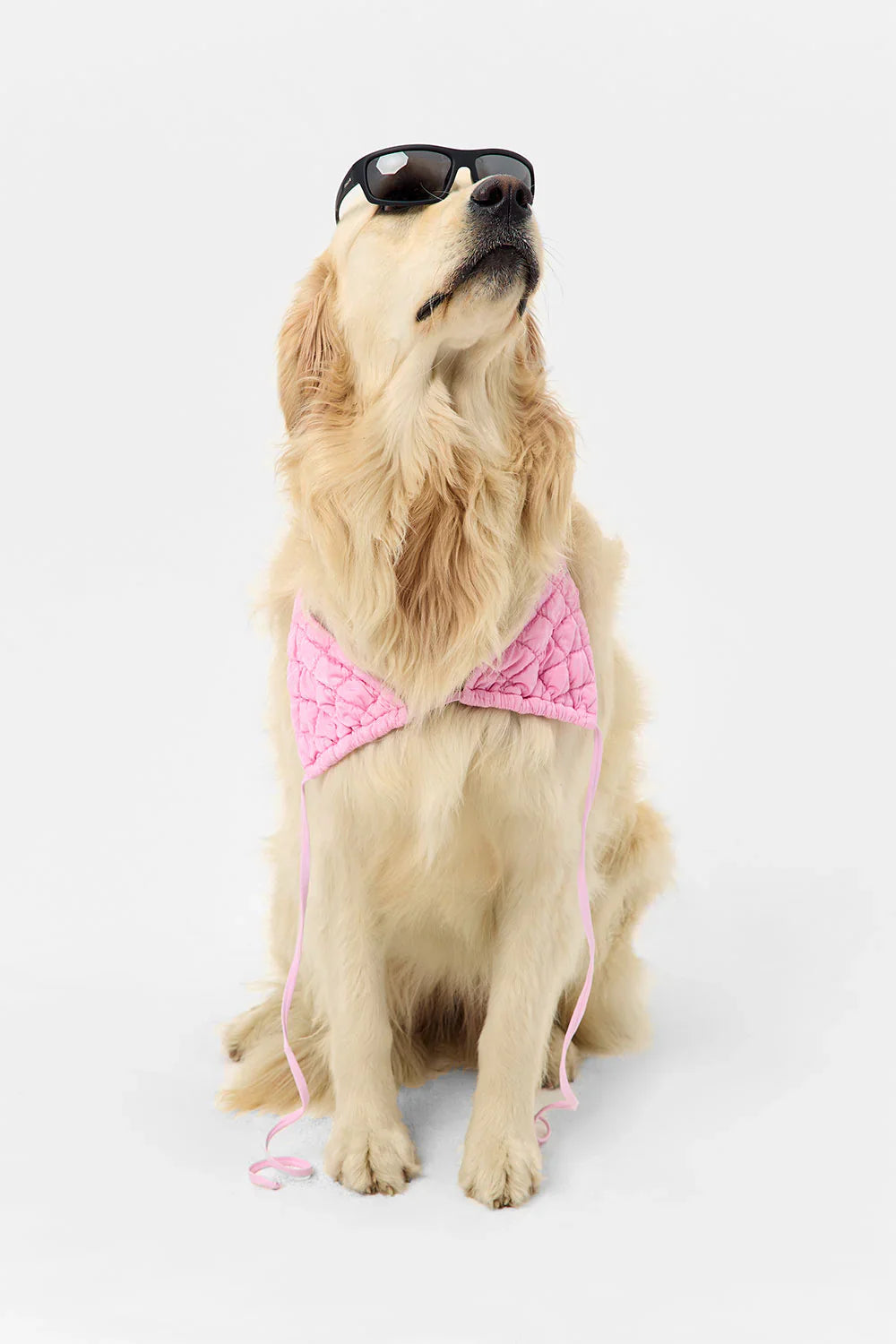 Tia String Triangle Bikini Top - Baby Pink