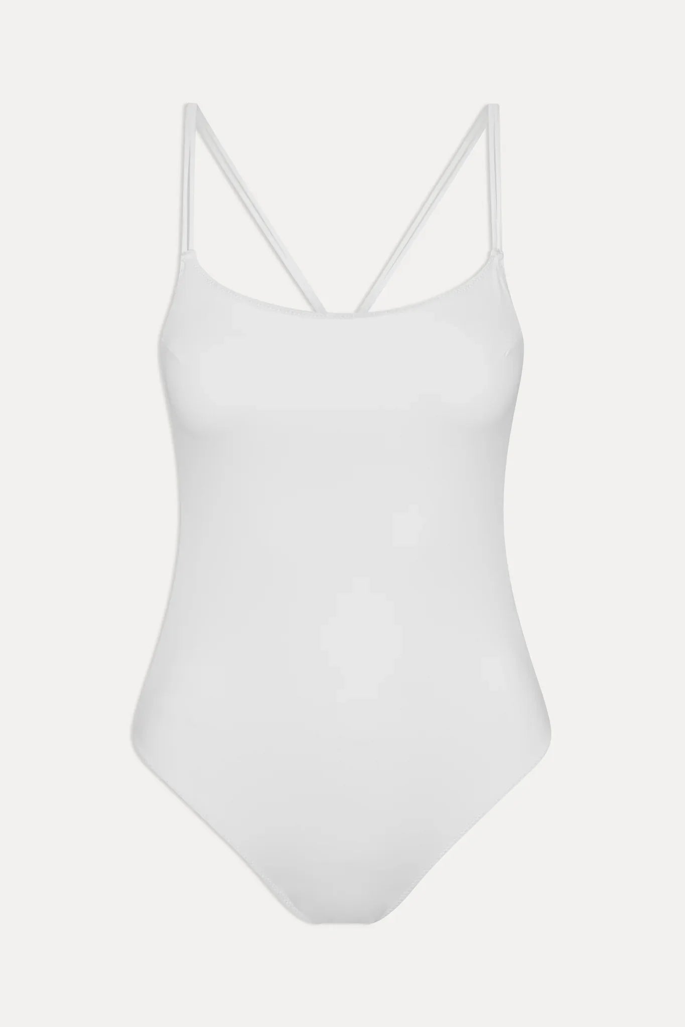 x JENNIE Lotus One Piece Swimsuit - Optic White