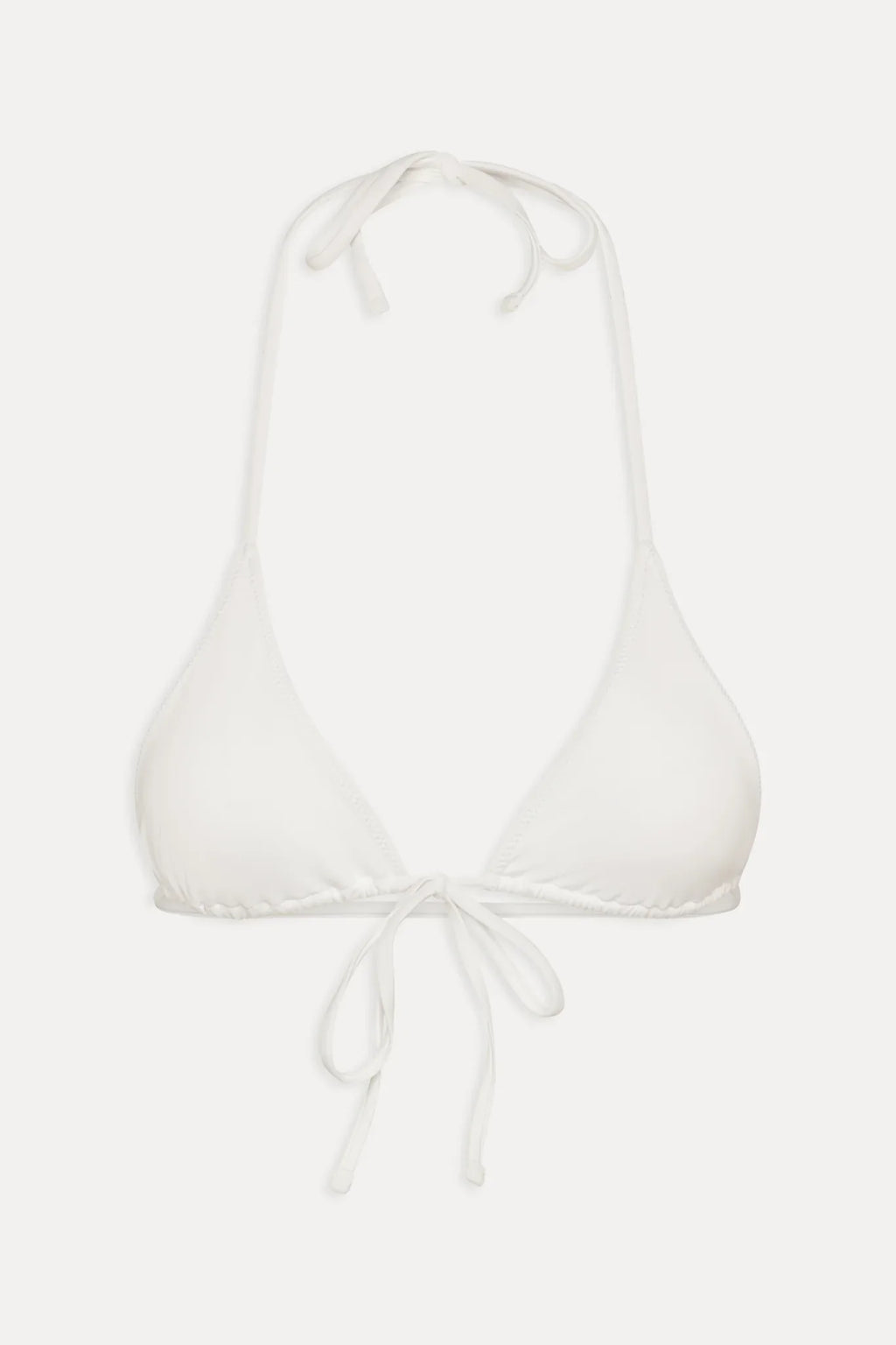 Paradise Halter Bikini Top - Optic White