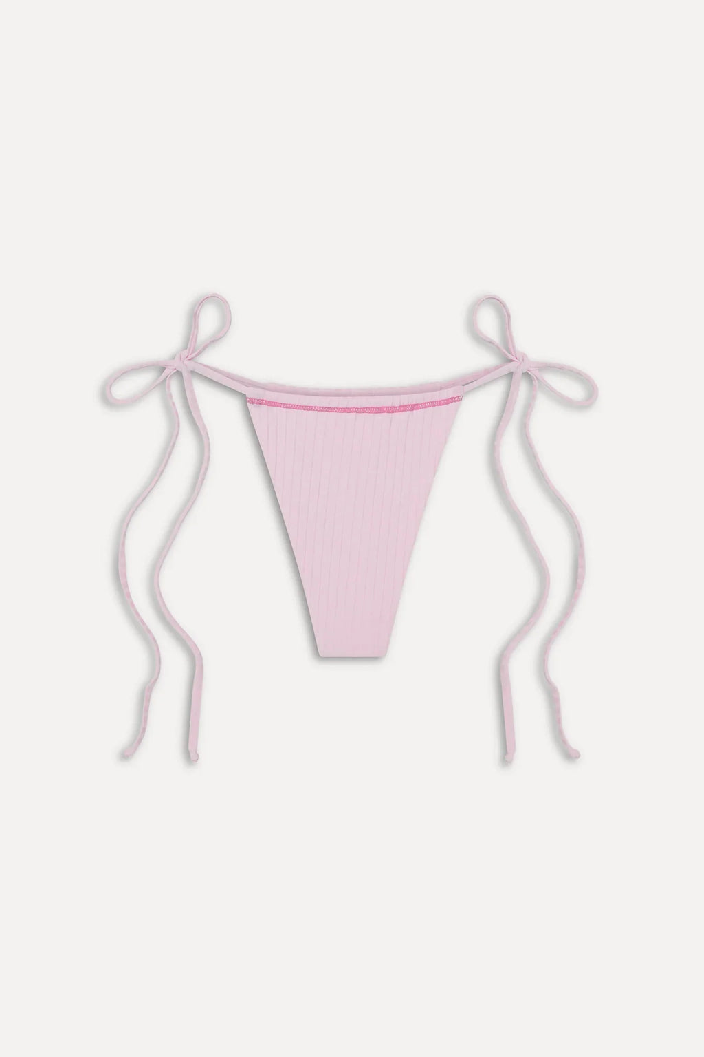 Tia Skimpy String Bikini Bottom - Strawberries & Cream
