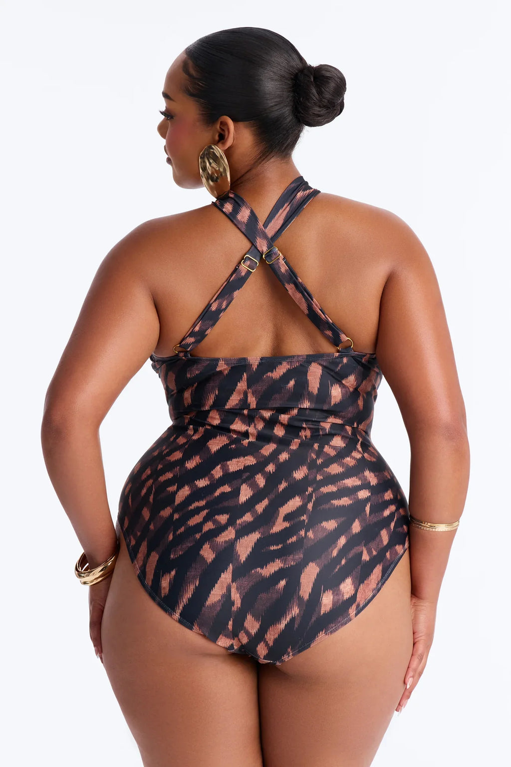 By Your Side 1 Piece Swimsuit - Black/combo