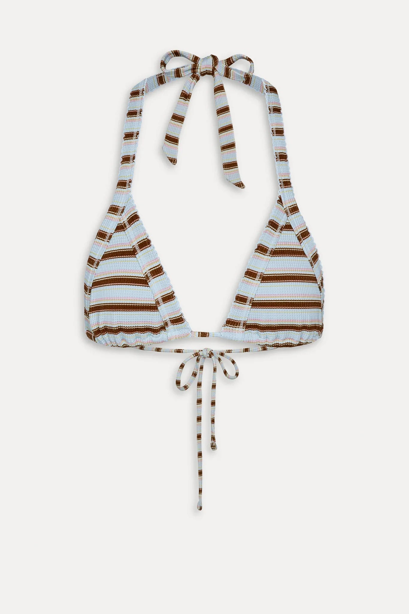 Taite Triangle Striped Bikini Top - Verona Stripe