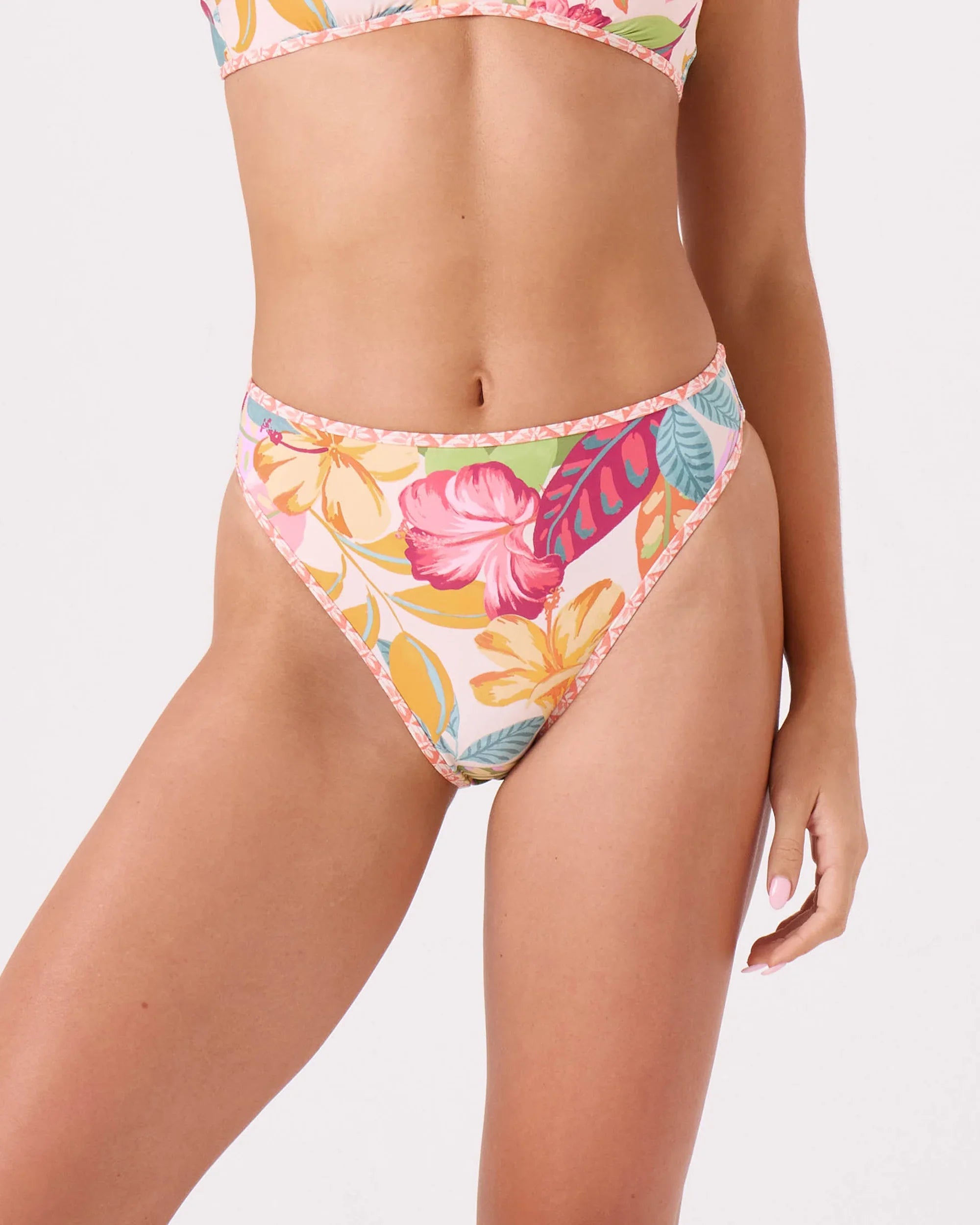 Hot Tropics Soul Searcher High Waist Mod Bikini Bottom