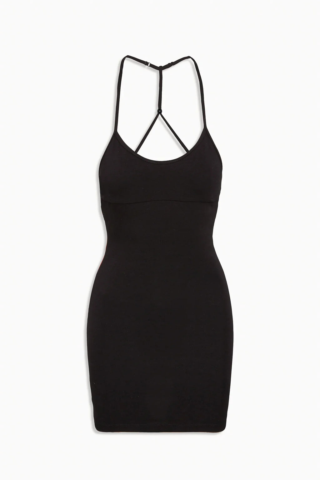 x JENNIE Carla Cotton Mini Dress - Black