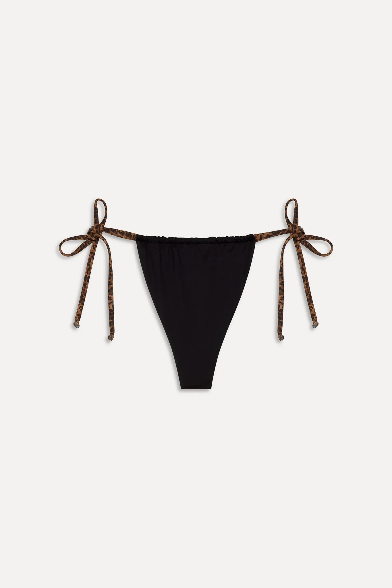 x BELLA HADID Tia Skimpy Bikini Bottom - Lucky Leopard