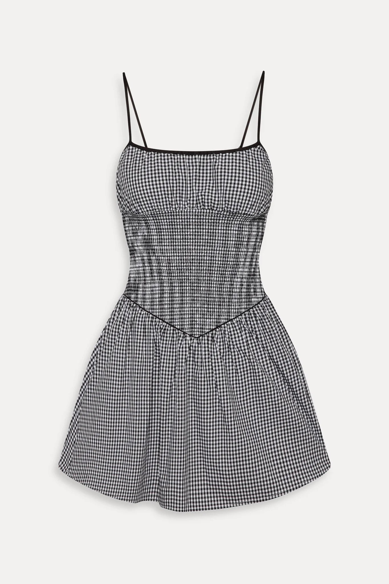 Coast Cotton Gingham Mini Dress - Cottage Tile
