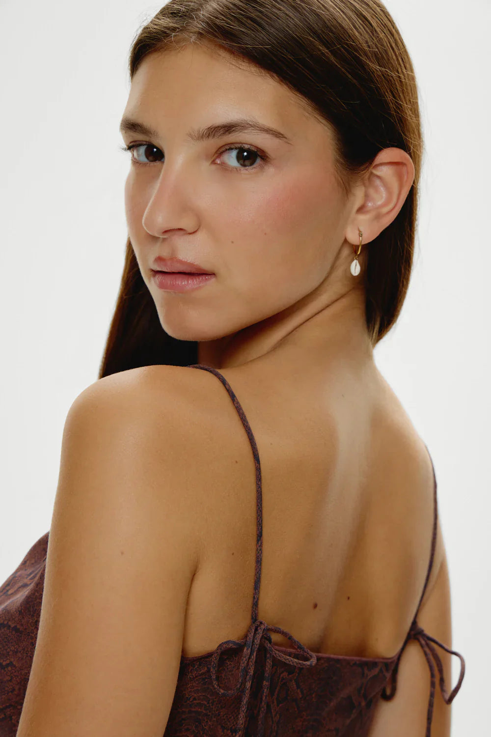 x Réalisation Par Luz Mini Slip Dress - Python