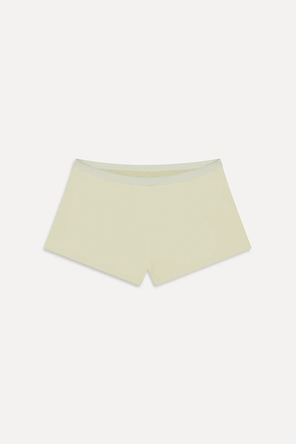 Caster Terry Cheeky Boy Shorts - Lemon