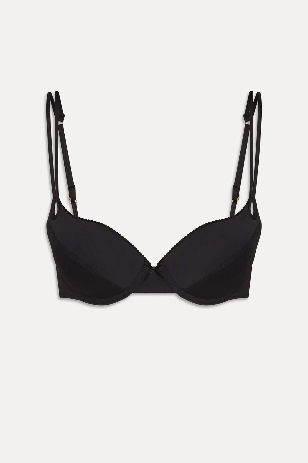 Cherish Push Up Bikini Top - Black