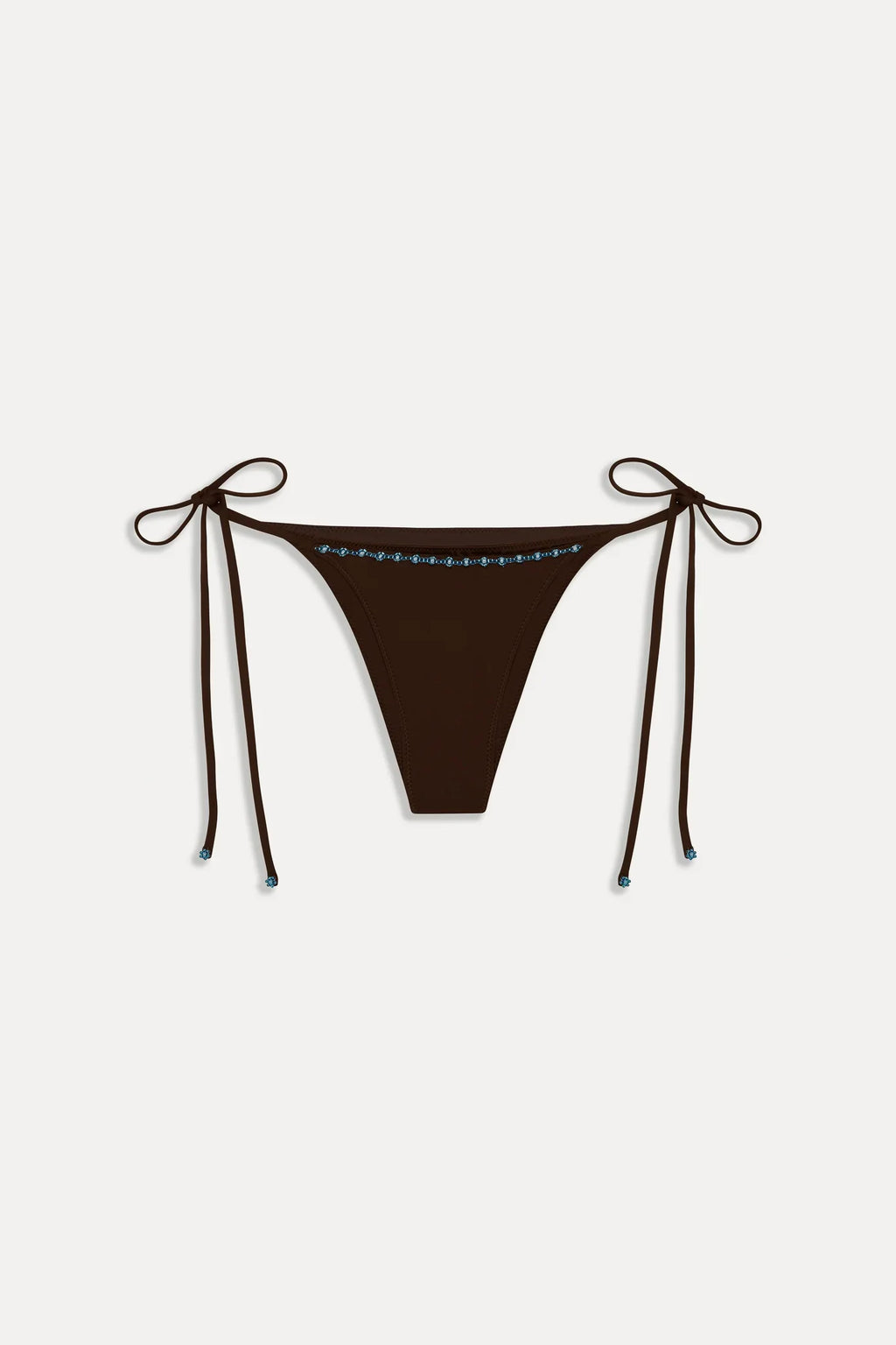 Mackenzie Cheeky Beaded Bikini Bottom - Kona Flower