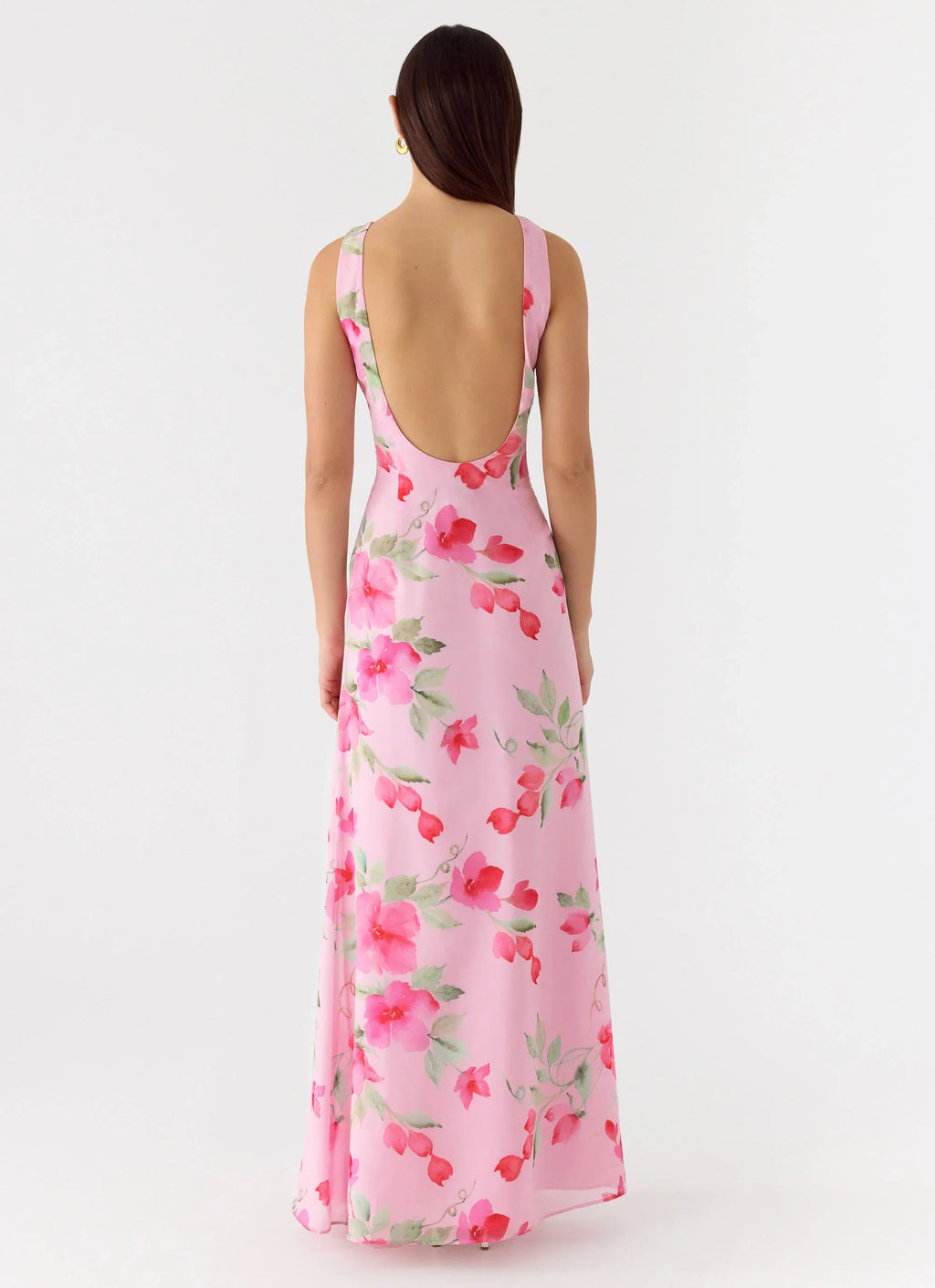 Serafim Chiffon Maxi Dress - Petal Soleil