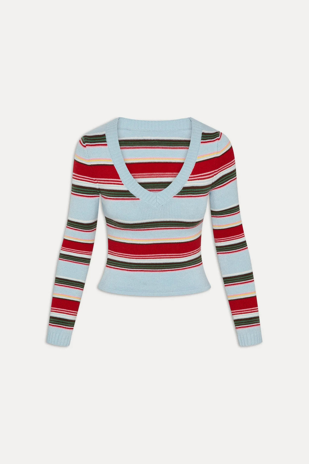 Kit V Neck Knit Sweater - Ocean Ave