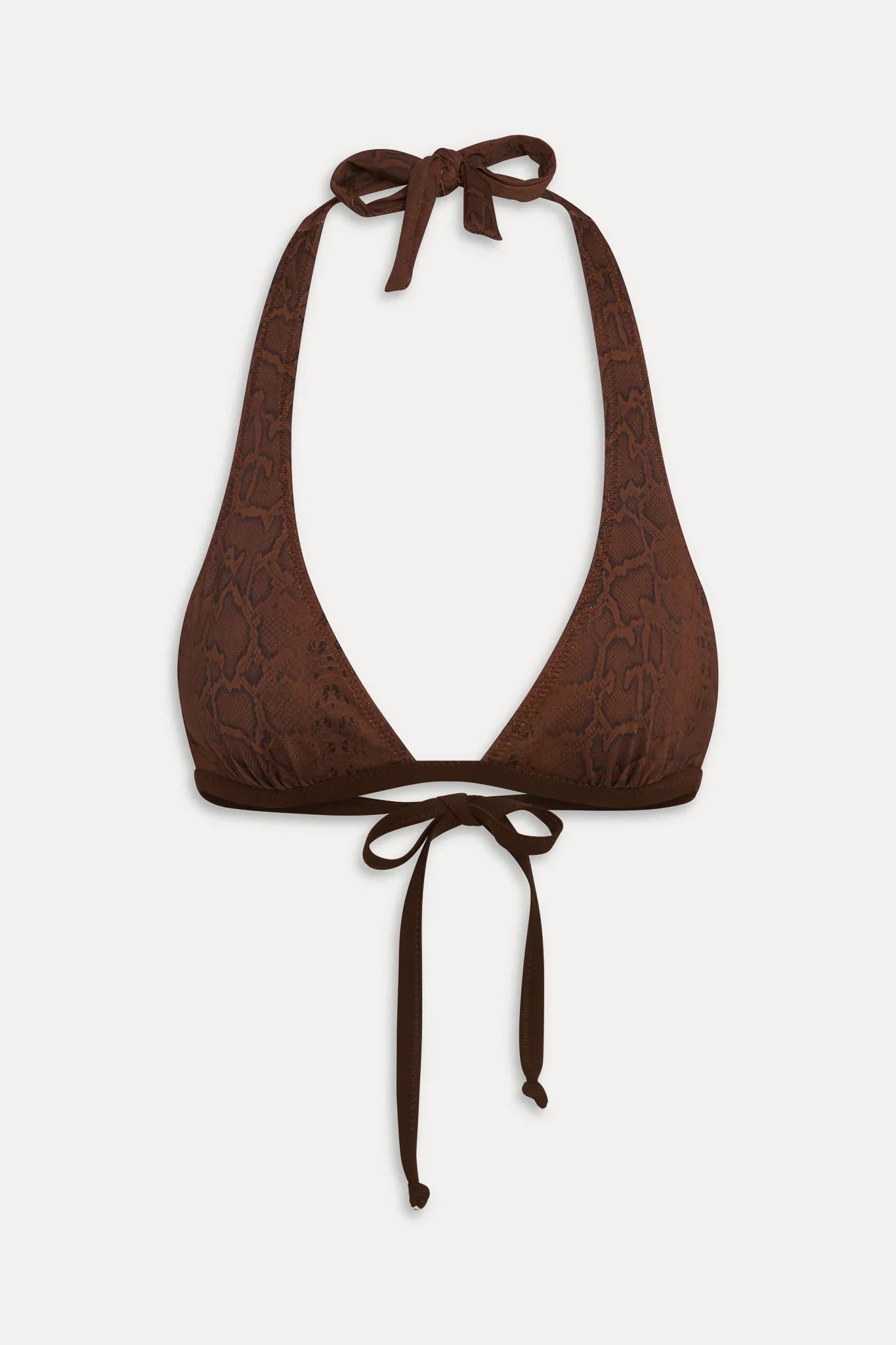 x R��alisation Par Frank Reversible Bikini Top - Python/Animal