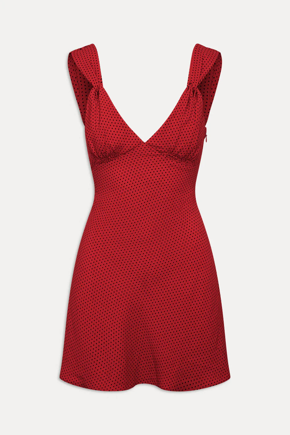 Emilia Polka Dot Mini Dress - Spice Dot