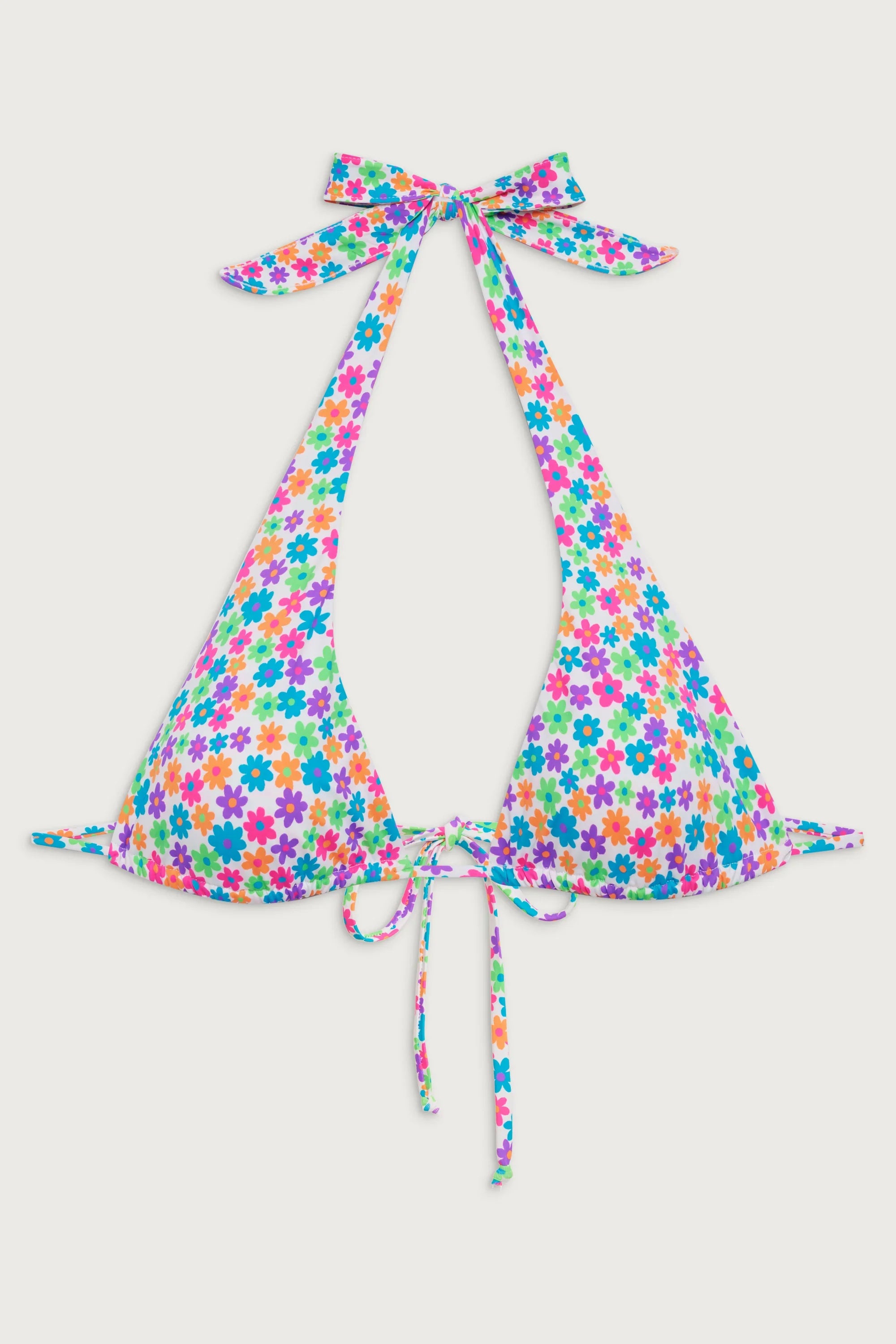Diana Floral Halter Bikini Top - Forever Flower