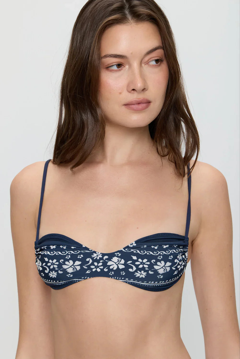 Magnolia Skimpy Bikini Top - Malibu Blue