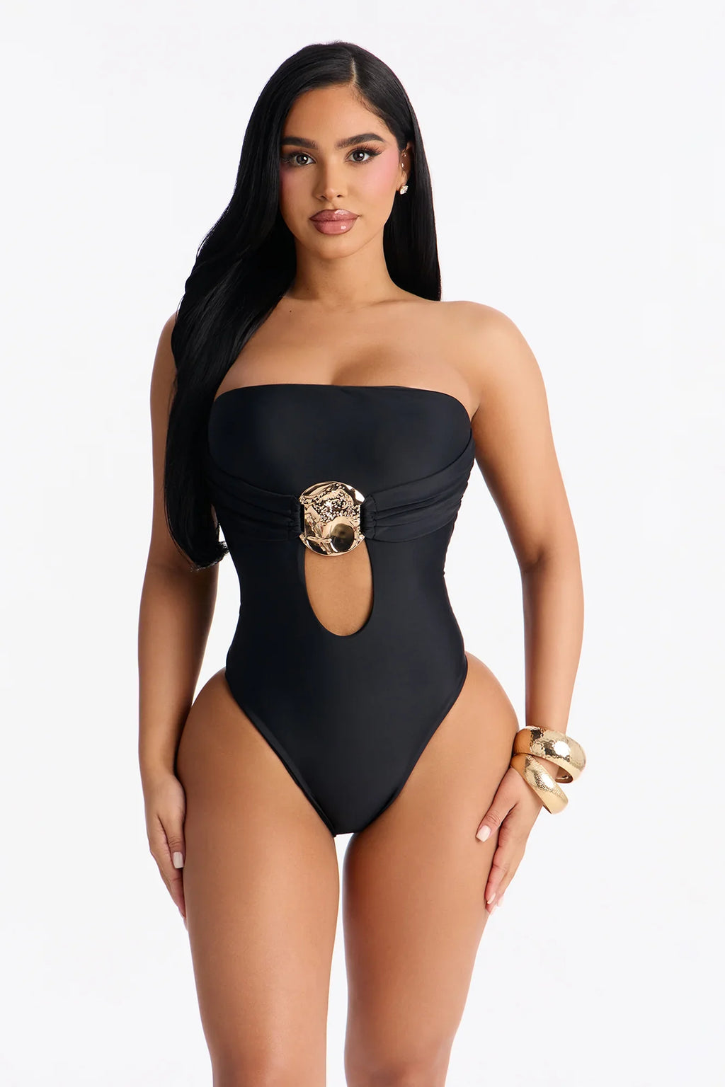 Pool Crush 1 Piece Swimsuit - Black